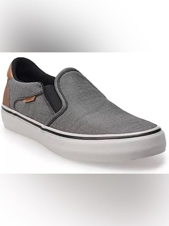 Vans New In ? Slip-On Loafers in Gray, 2 Size Available, Men’s Sz 10.5 & Sz 12 main image 7